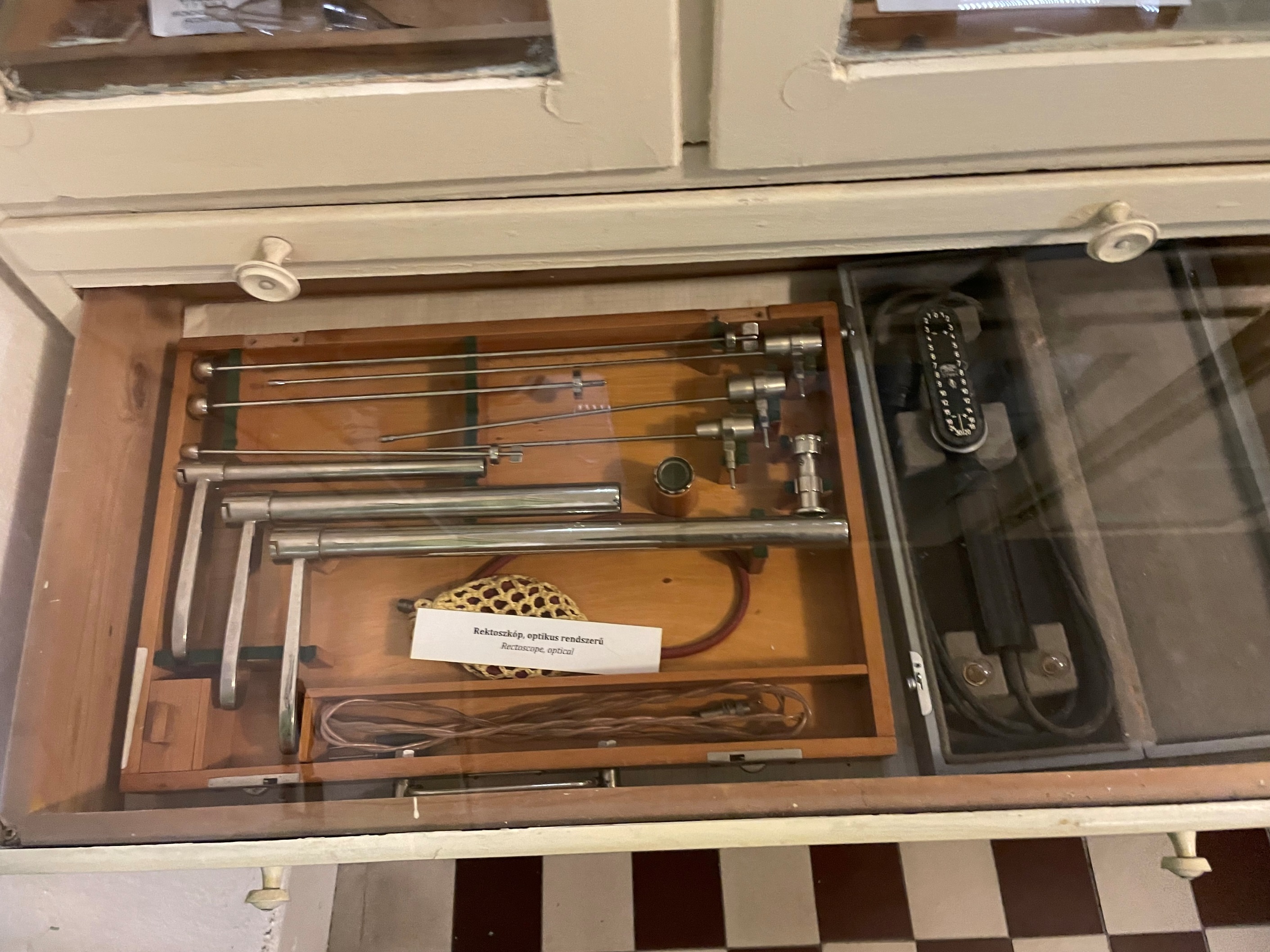 Optical rectoscope, Hospital in the Rock Museum, Budapest, by Maria Sofia Caracò.jpeg